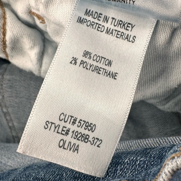 Citizens of Humanity Olivia High Rise Slim Jeans Size 26 - Picture 5 of 7